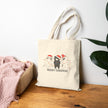 Meowy Christmas Cotton Canvas Tote Bag