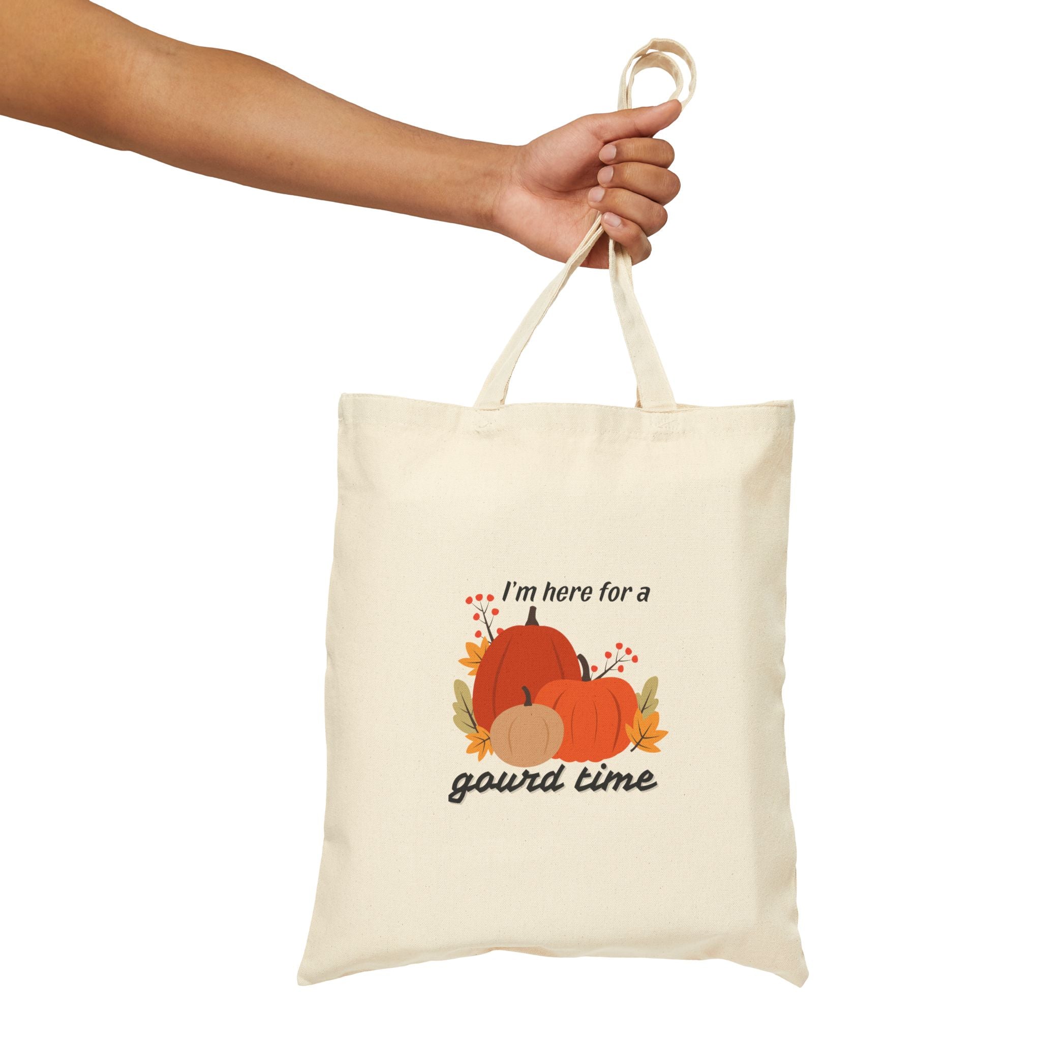 Gourd Time Cotton Canvas Tote