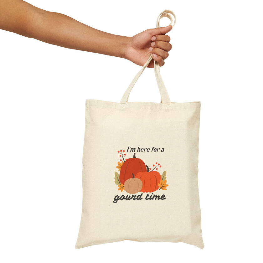 Gourd Time Cotton Canvas Tote