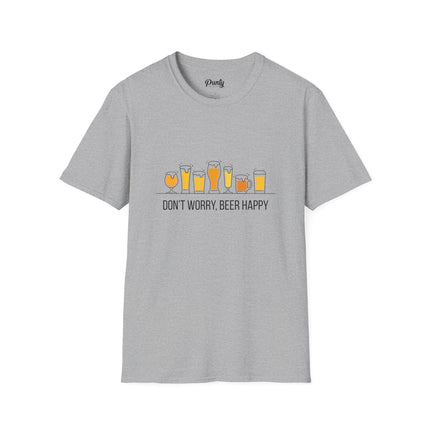 Don't Worry, Beer Happy Softstyle Cotton Tee