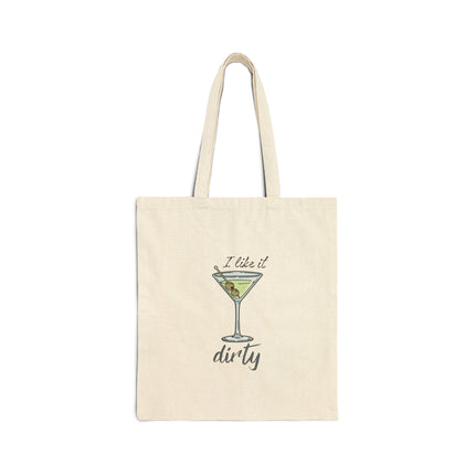 I Like It Dirty Cotton Canvas Tote