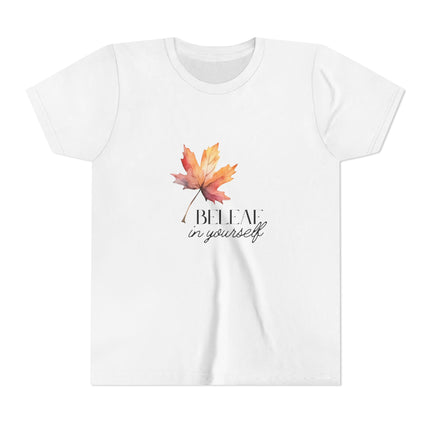 BeLeaf In Yourself Youth Short Sleeve Tee