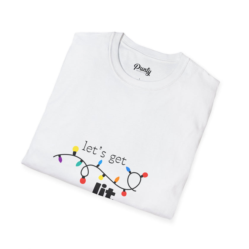 Let's Get Lit Softstyle Cotton Tee
