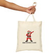 Rebel Without A Claus Cotton Canvas Tote Bag