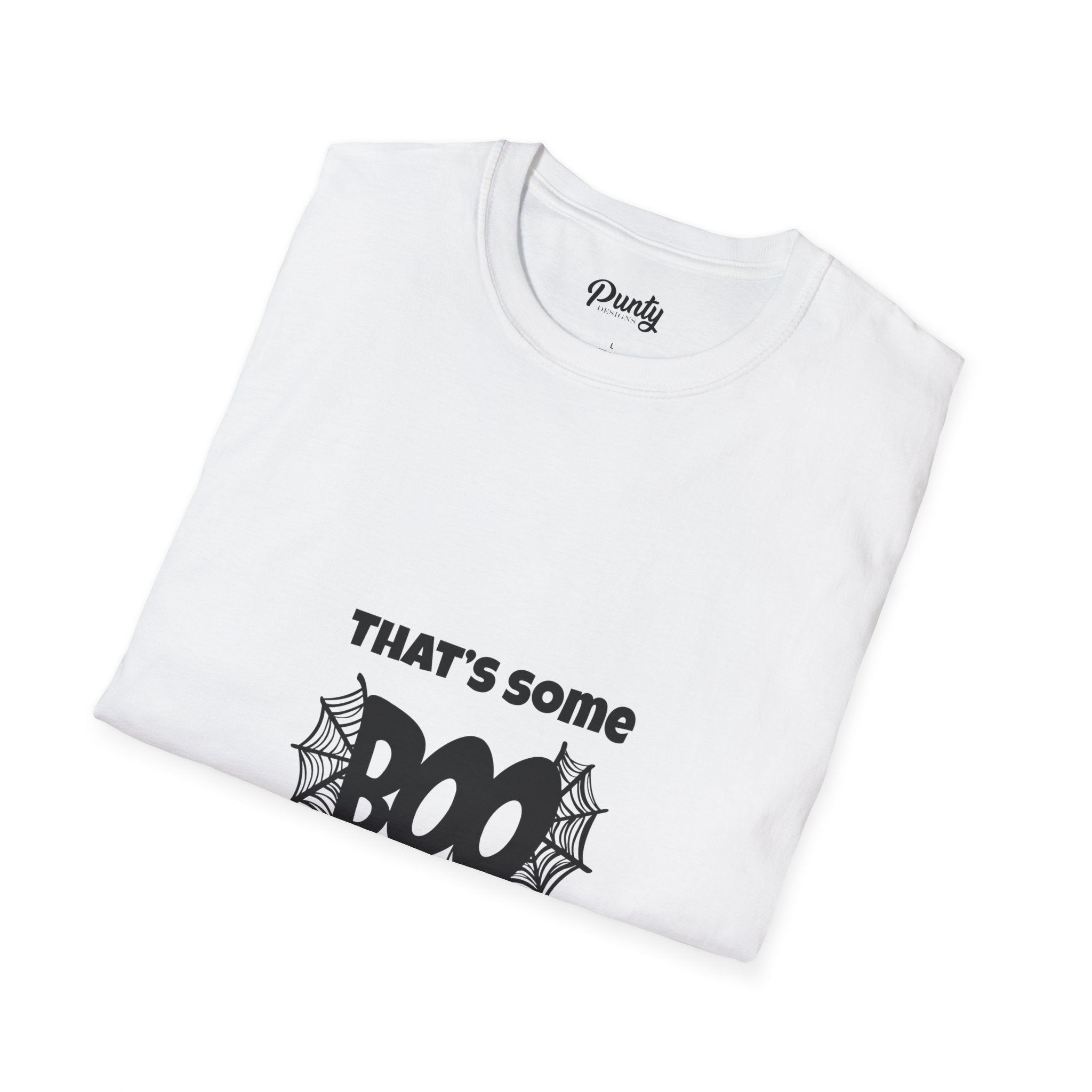 That's Some Boo Shit- Spider Softstyle Cotton Tee