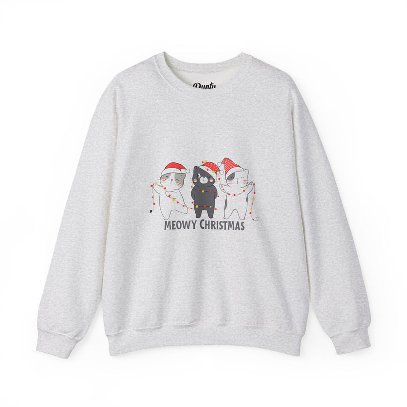 Meowy Christmas Crewneck Sweatshirt