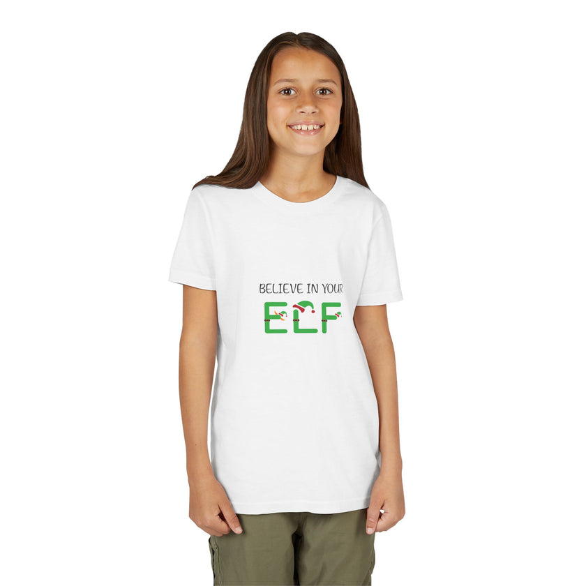Believe In Your Elf Youth Short Sleeve Tee