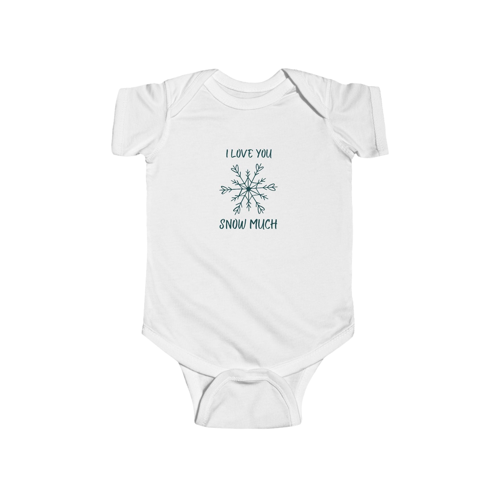 I Love You Snow Much Baby Onesie