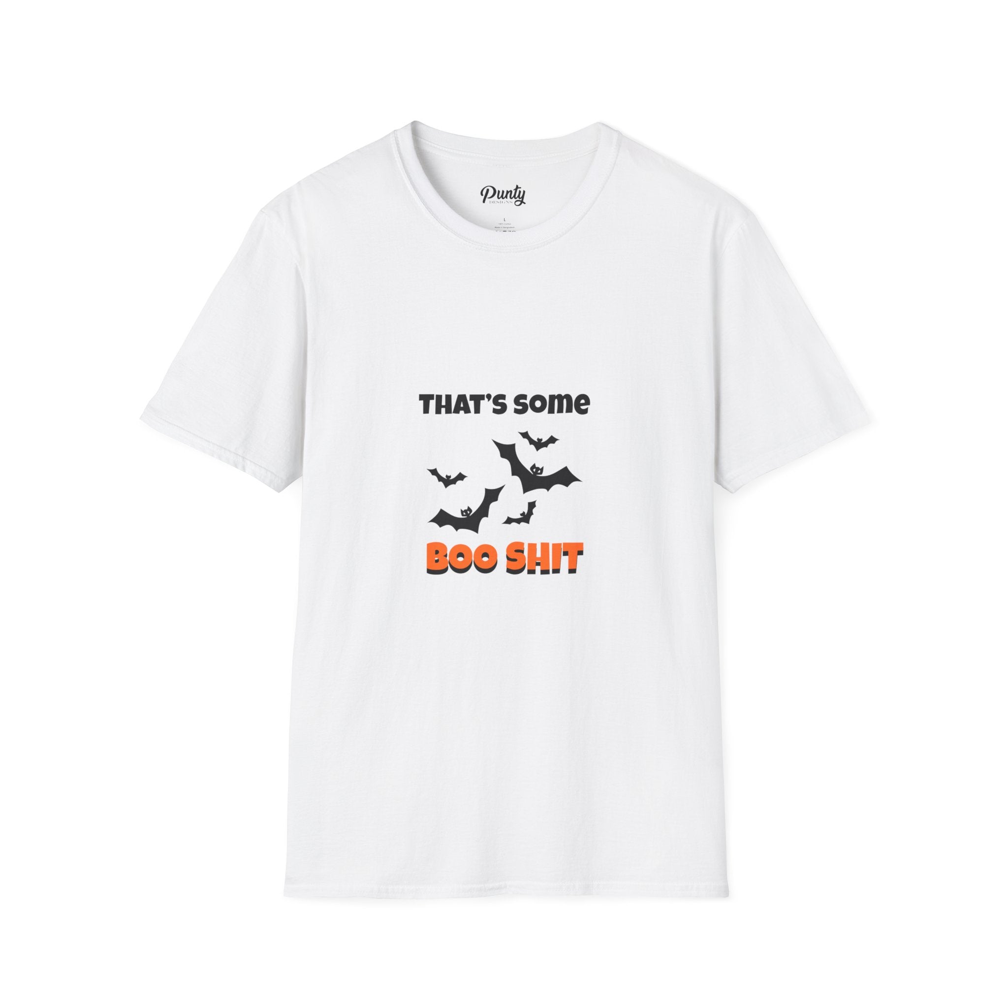 That's Some Boo Shit- Bats Softstyle Cotton Tee