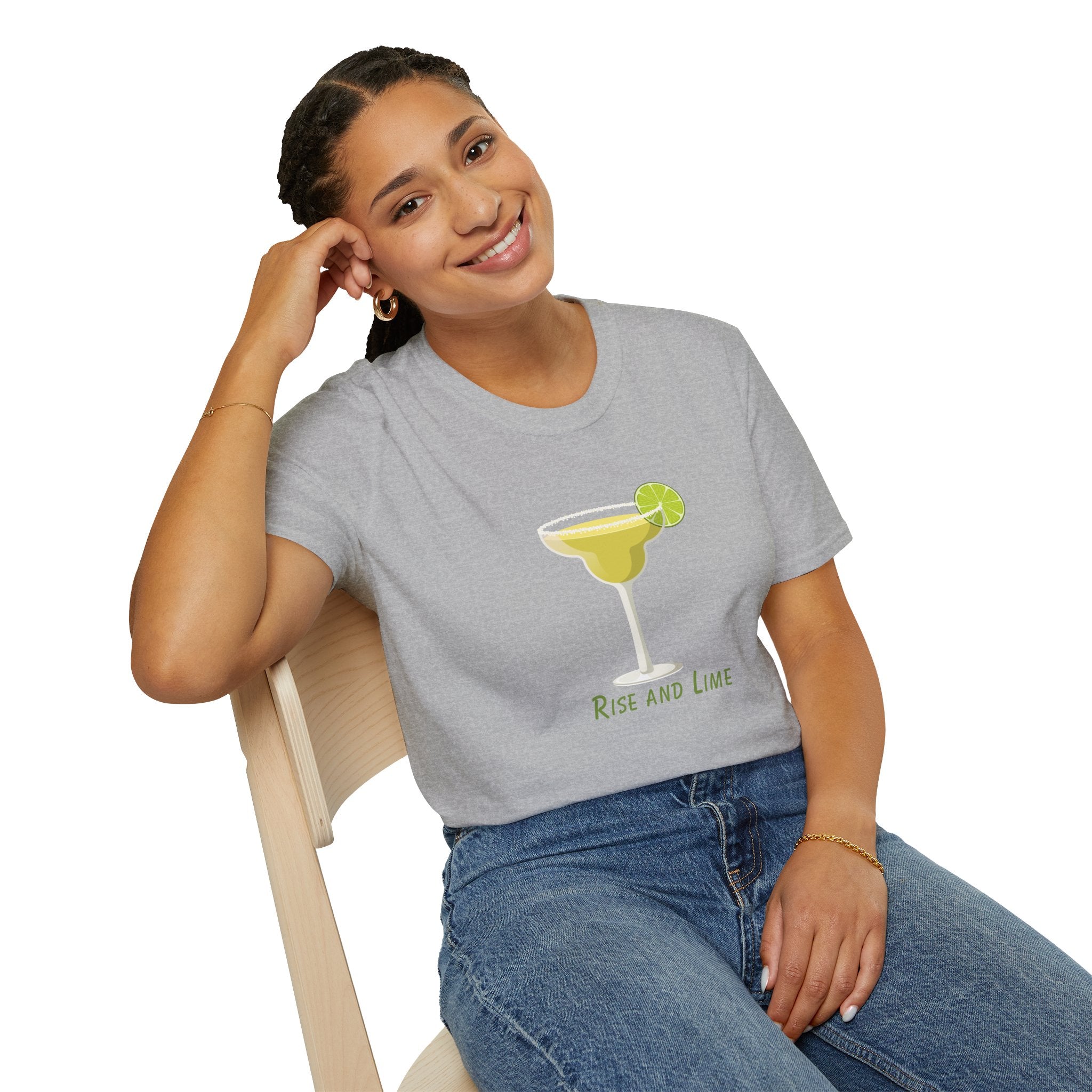 Rise & Lime Softstyle Cotton Tee