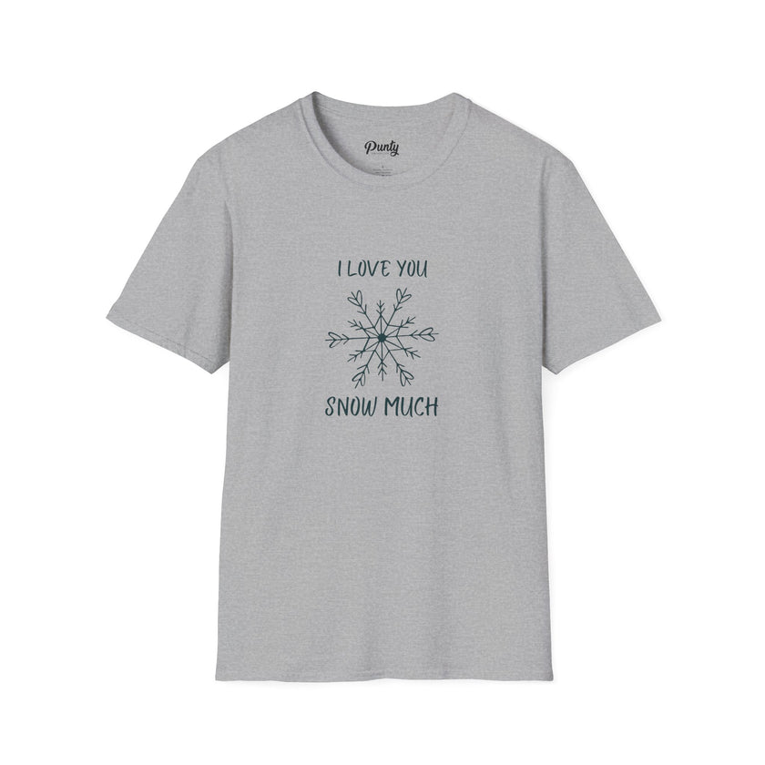 I Love You Snow Much Softstyle Cotton Tee