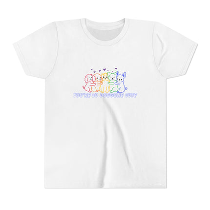 You're So Doggone Cute Youth Short Sleeve Tee