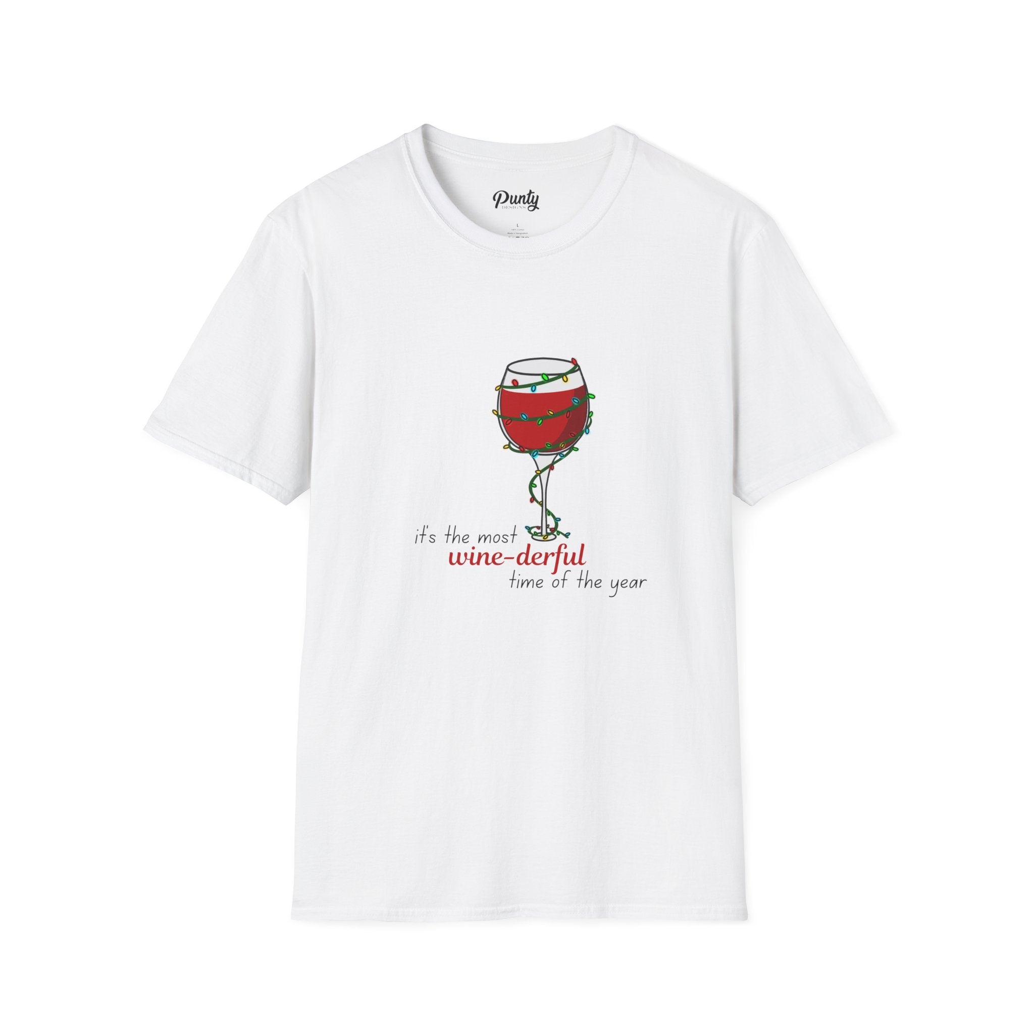 Most Winederful Time Of The Year Softstyle Cotton Tee