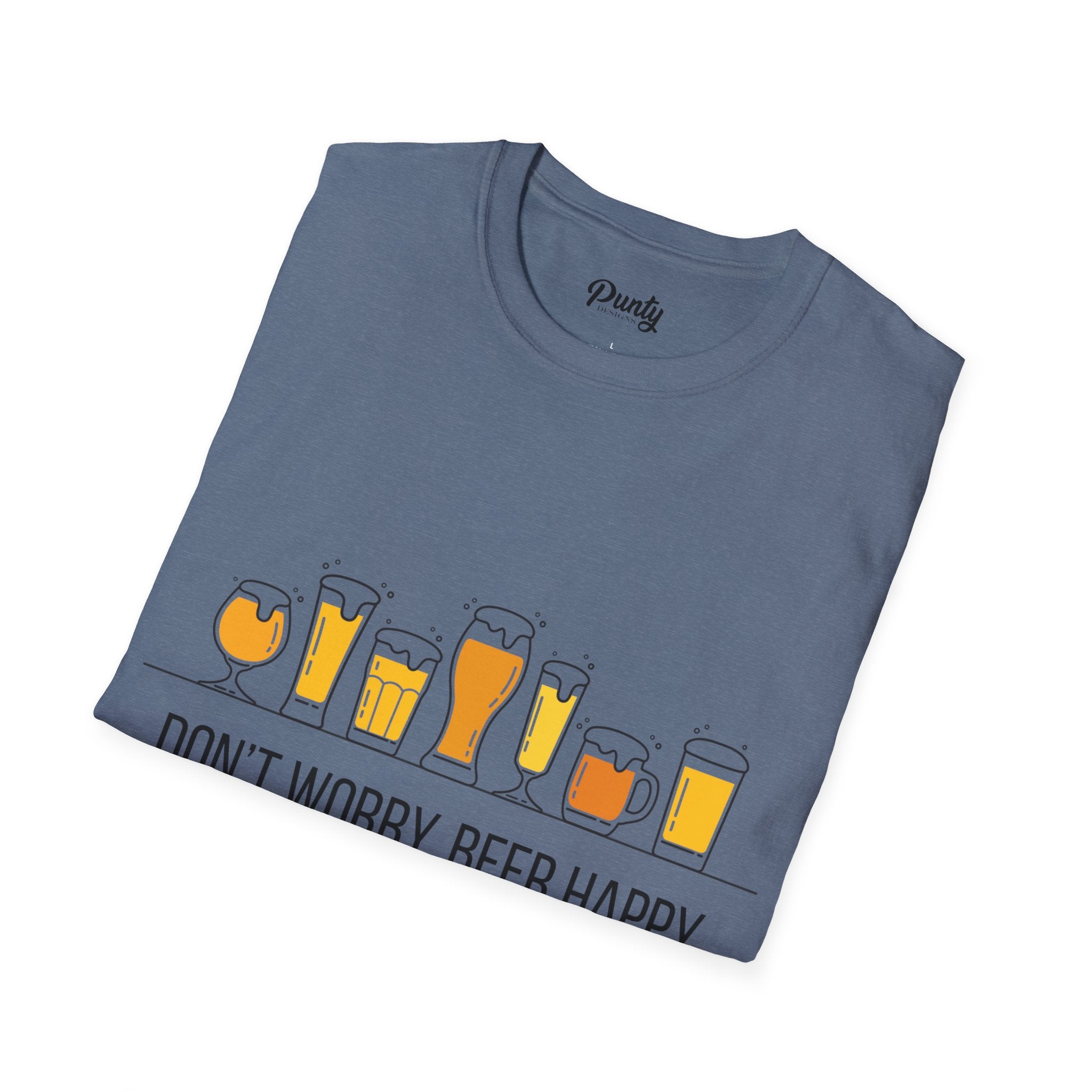 Don't Worry, Beer Happy Softstyle Cotton Tee