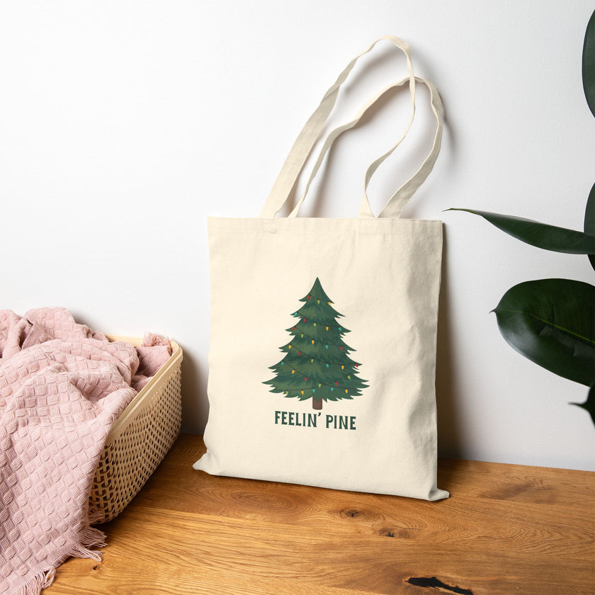 Feelin' Pine Cotton Canvas Tote Bag