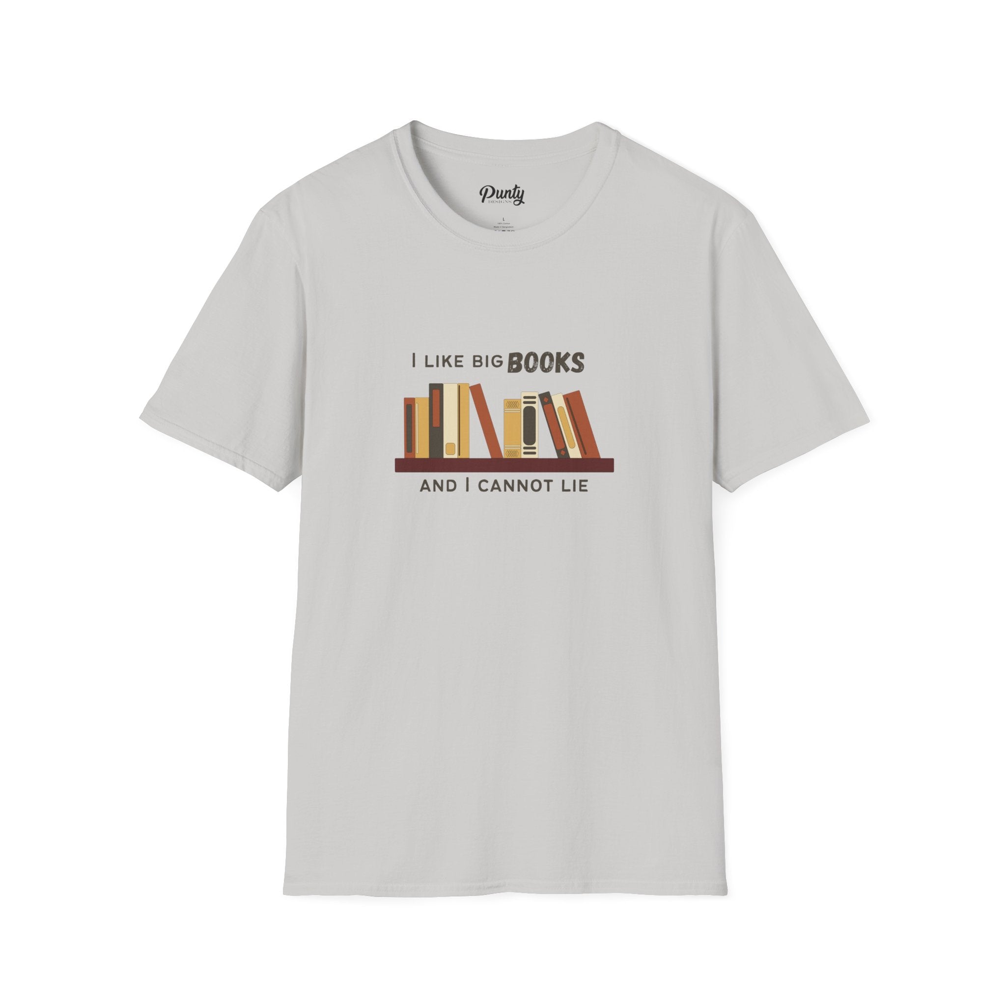 I Like Big Books And I Cannot Lie Softstyle Cotton Tee