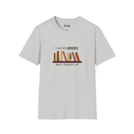 I Like Big Books And I Cannot Lie Softstyle Cotton Tee