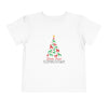 Santa Paws Is Coming To Town- Tree- Toddler Tee
