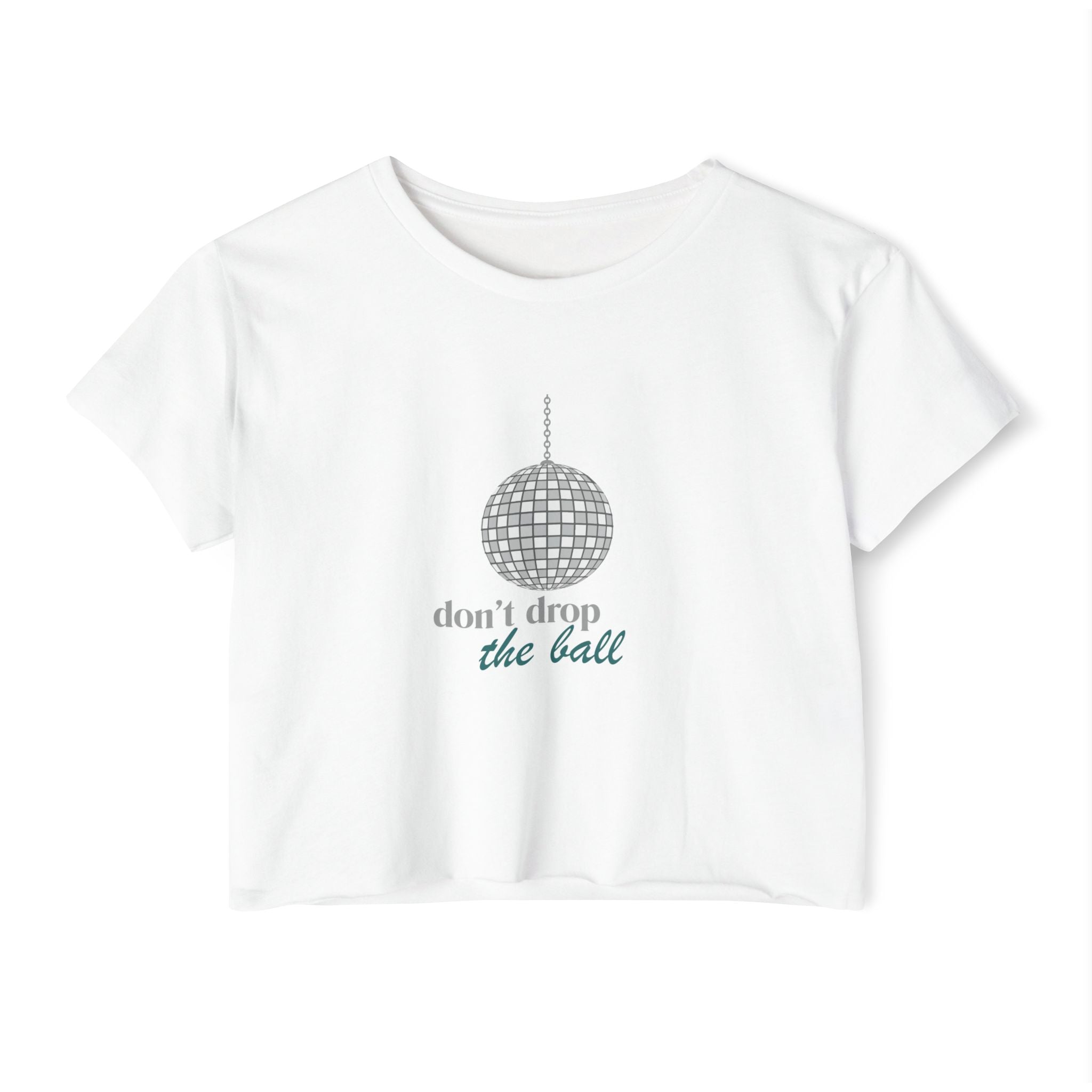 Don't Drop The Ball Festival Crop Top