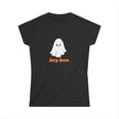 Hey Boo Fitted Softstyle Cotton Tee