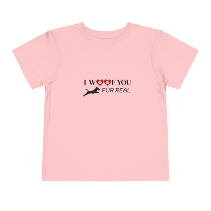 Woof You Fur Real Toddler Tee