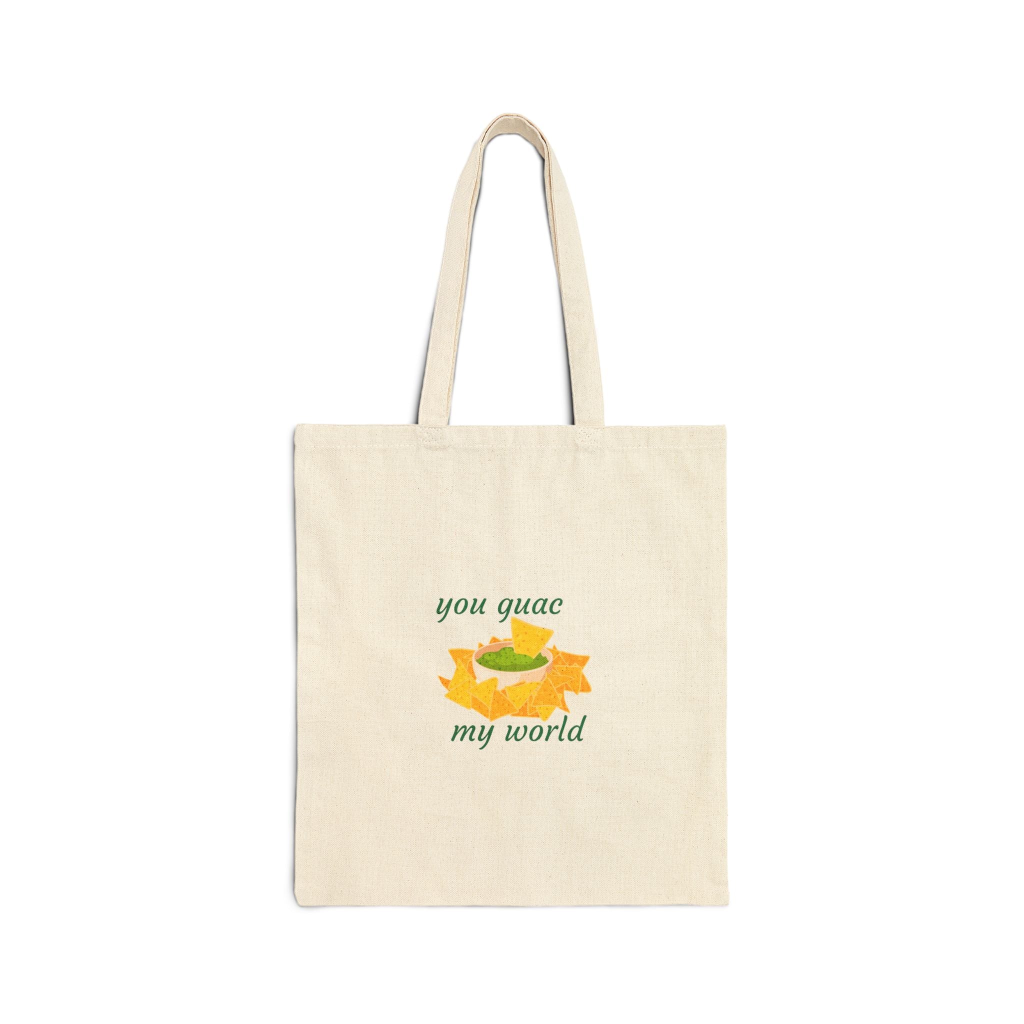 You Guac My World Cotton Canvas Tote