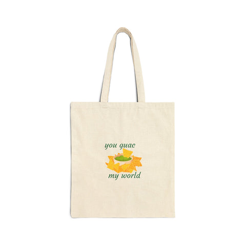 You Guac My World Cotton Canvas Tote