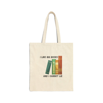 I Like Big Books Cotton Canvas Tote