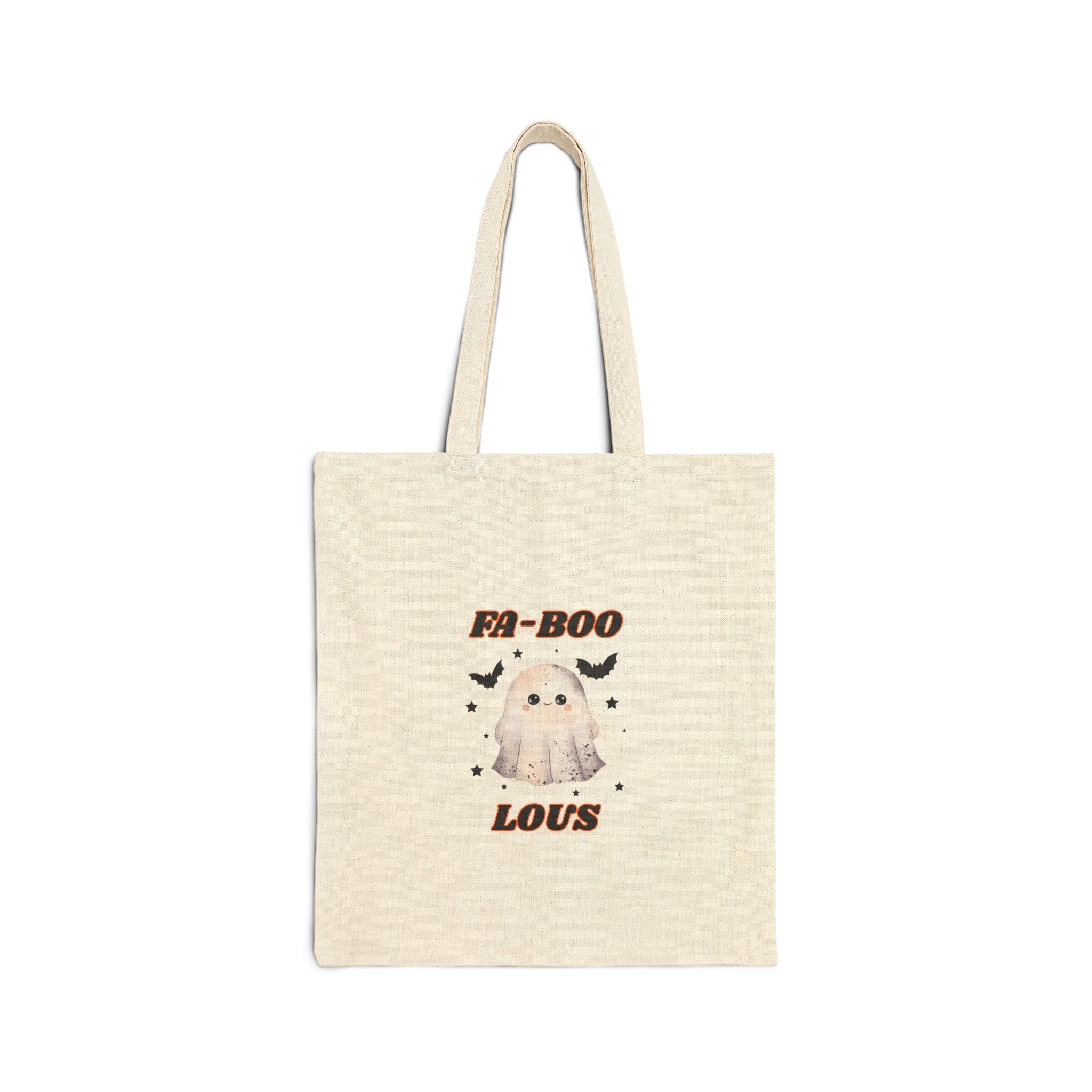 Fa-Boo-Lous Cotton Canvas Tote