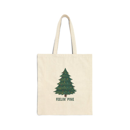 Feelin' Pine Cotton Canvas Tote Bag