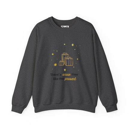 Snow Time Like The Present Crewneck Sweatshirt
