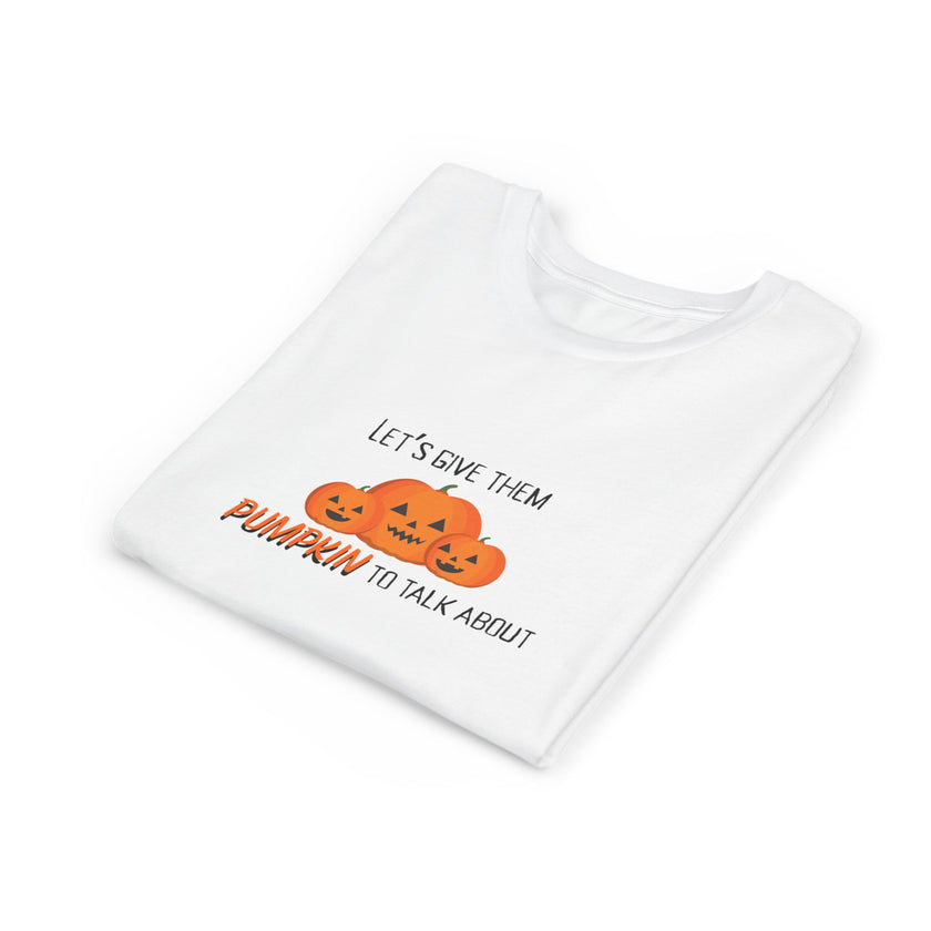 Pumpkin To Talk About Youth Short Sleeve Tee