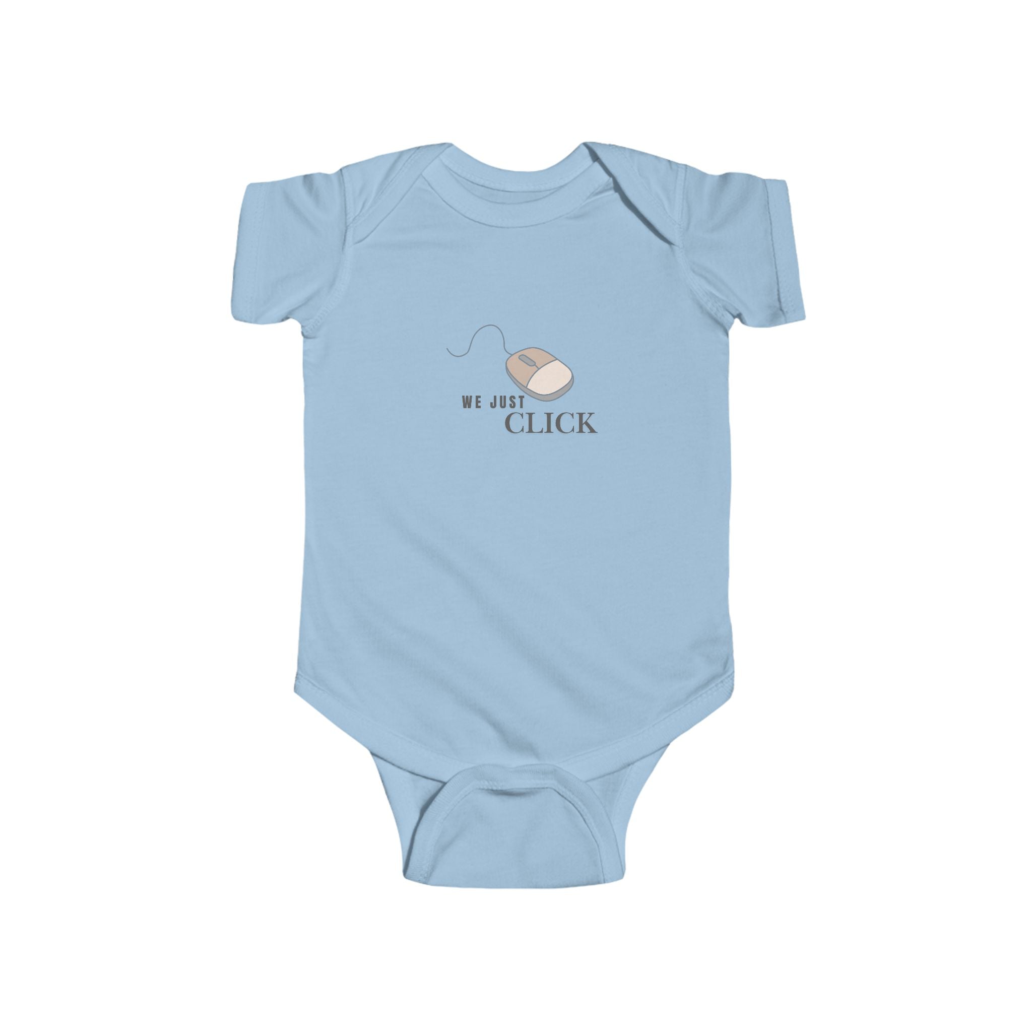 We Just Click Baby Onesie