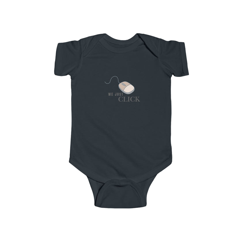 We Just Click Baby Onesie