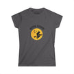 Witch Please- Flying Witch Fitted Softstyle Cotton Tee