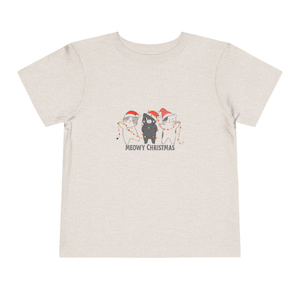 Meowy Christmas Toddler Tee