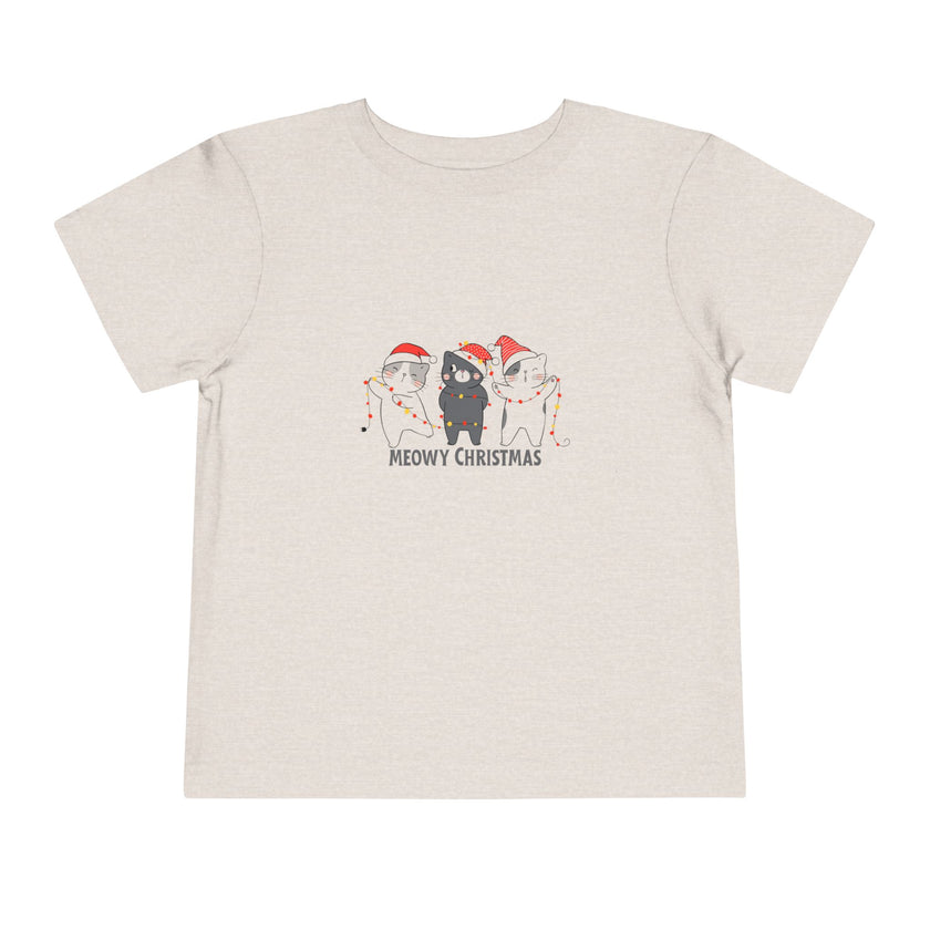 Meowy Christmas Toddler Tee