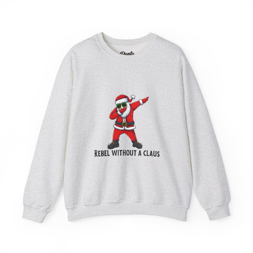 Rebel Without A Claus Crewneck Sweatshirt