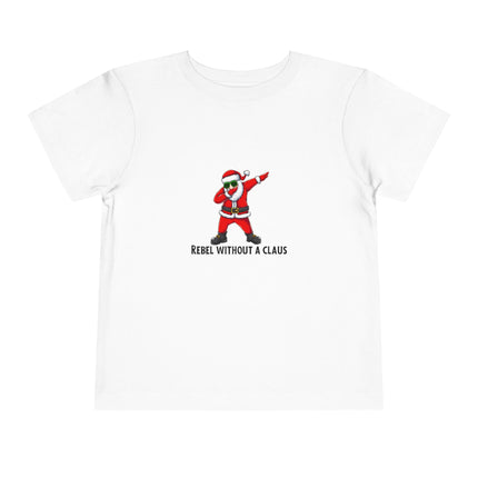 Rebel Without A Claus Toddler Tee