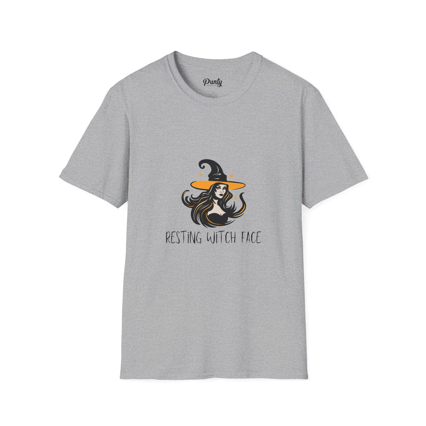 Resting Witch Face Softstyle Cotton Tee