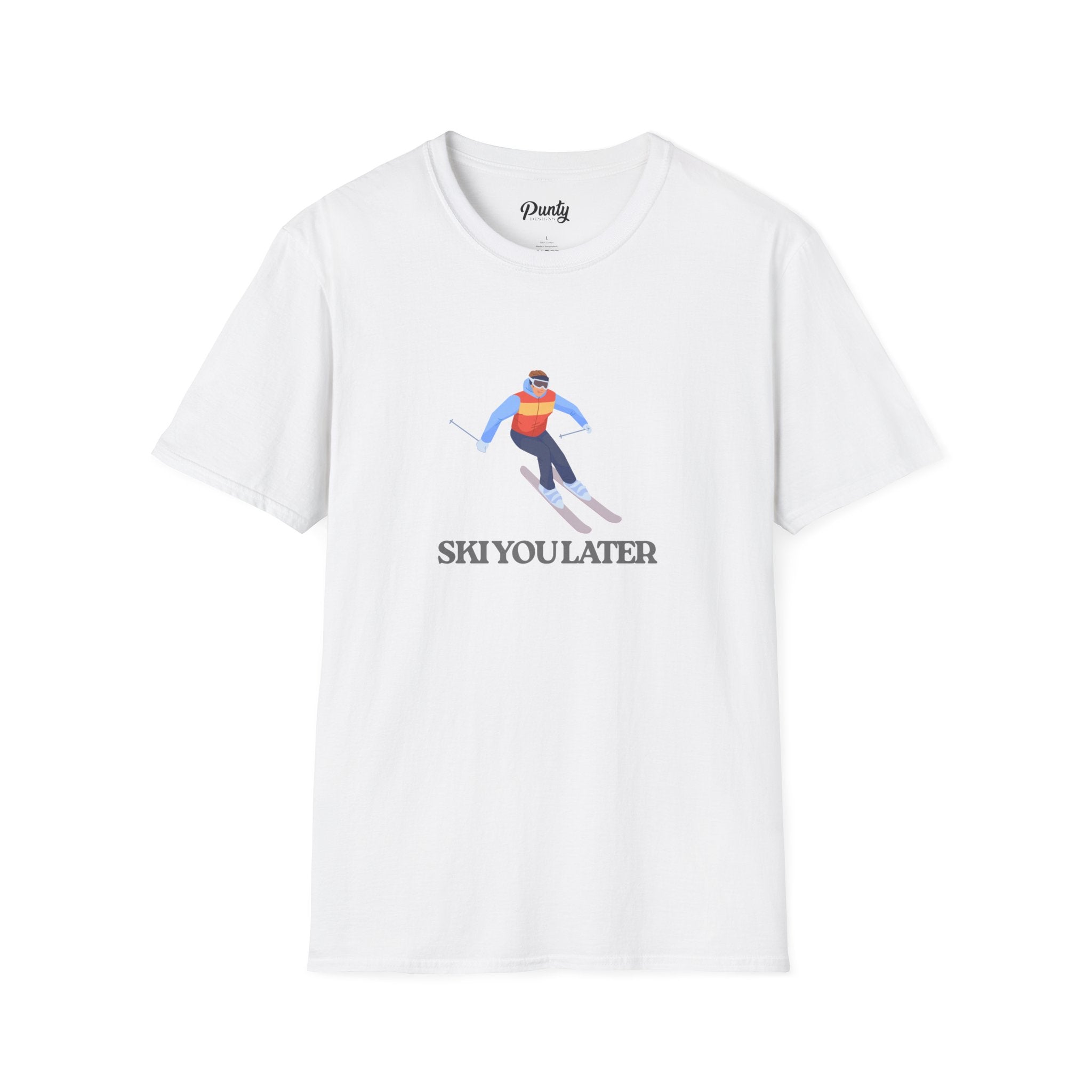 Ski You Later Softstyle Cotton Tee