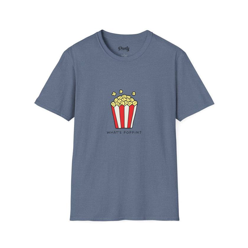 What's Poppin? Popcorn Softstyle Cotton Tee