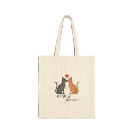 Meow & Furever Cotton Canvas Tote