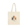 Meow & Furever Cotton Canvas Tote