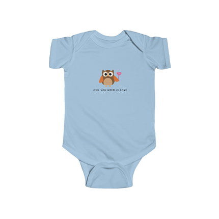 Owl You Need Is Love Baby Onesie