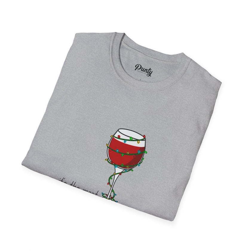 Most Winederful Time Of The Year Softstyle Cotton Tee