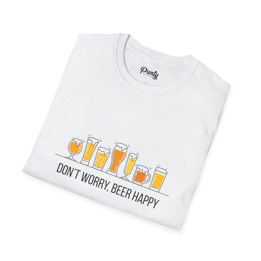 Don't Worry, Beer Happy Softstyle Cotton Tee