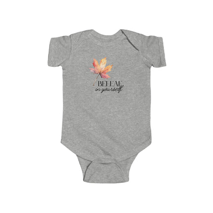 BeLeaf In Yourself Baby Onesie