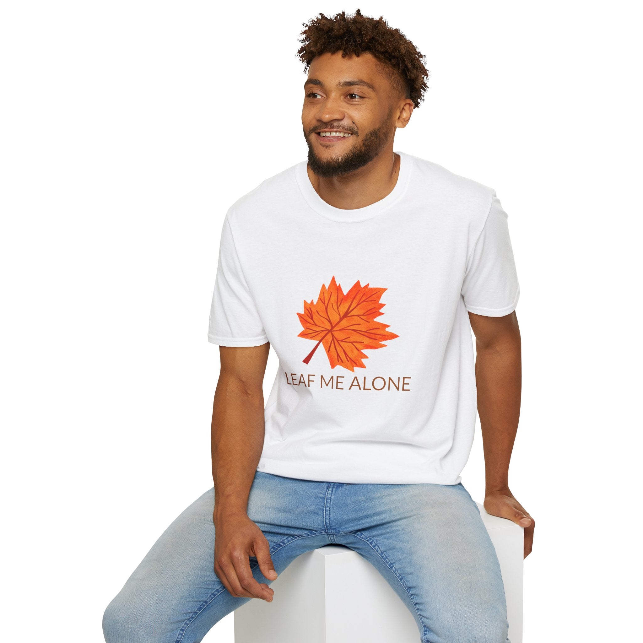 Leaf Me Alone Softstyle Cotton Tee
