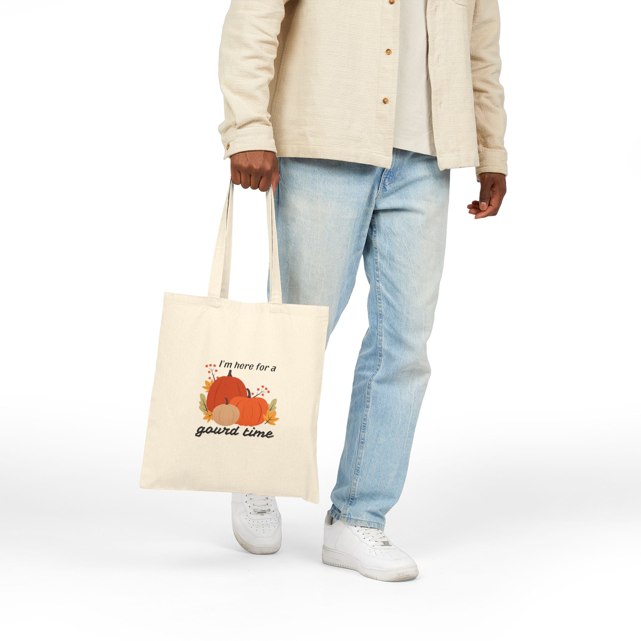 Gourd Time Cotton Canvas Tote